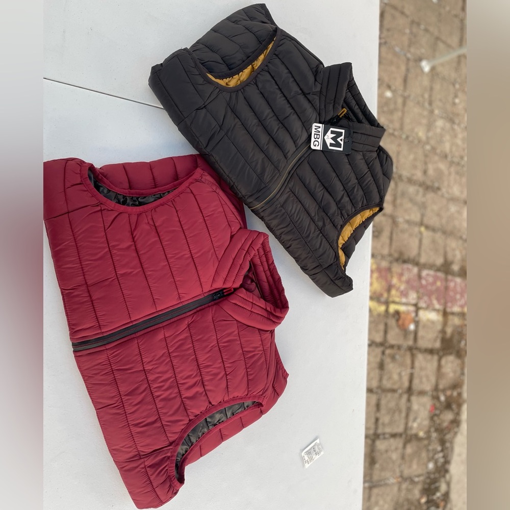Men's Sleeveless Vest Jackets Winter Fashion Men's Cotton Padded Vest Coats